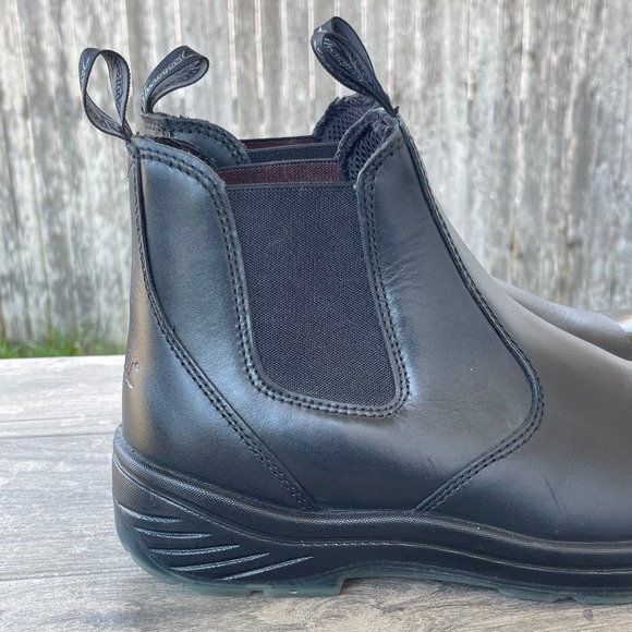 Thorogood Chelsea Work Boots Men 10M Black 804-6134 Composite Safety Toe EH 6" - Picture 11 of 13